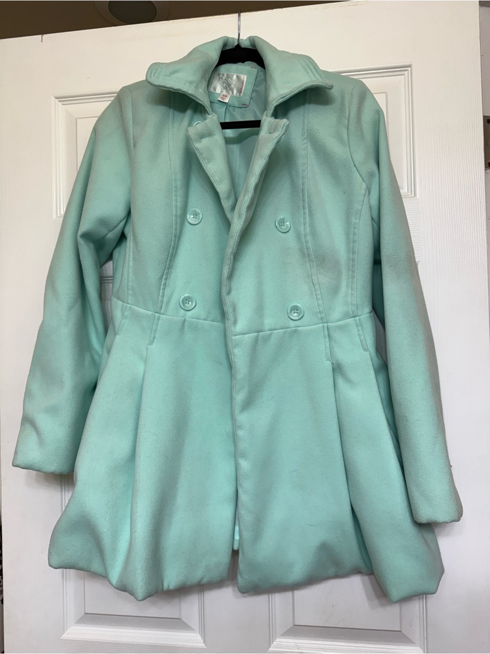 Xhilaration Mint Green Peacoat Jacket